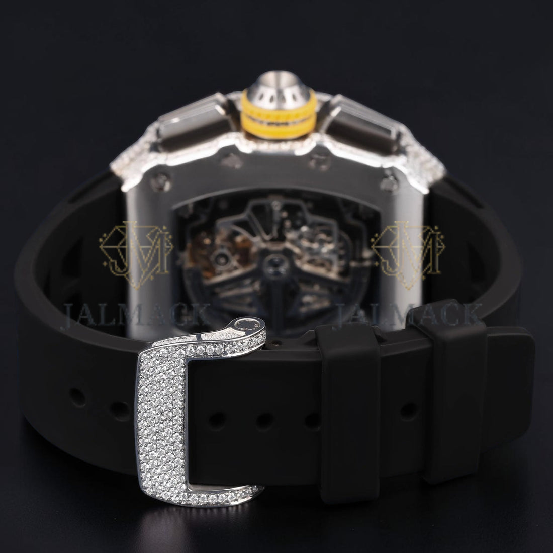 Luxury Skeleton Moissanite Watch VVS1 D Diamond Watch