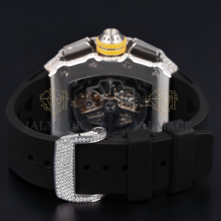 Luxury Skeleton Moissanite Watch VVS1 D Diamond Watch
