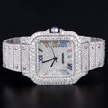 Luxury Square Moissanite Automatic Watch VVS1 D Color