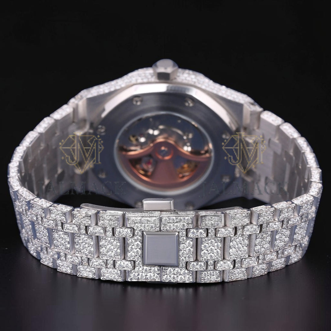 Luxury Arabic Dial Moissanite Automatic Watch