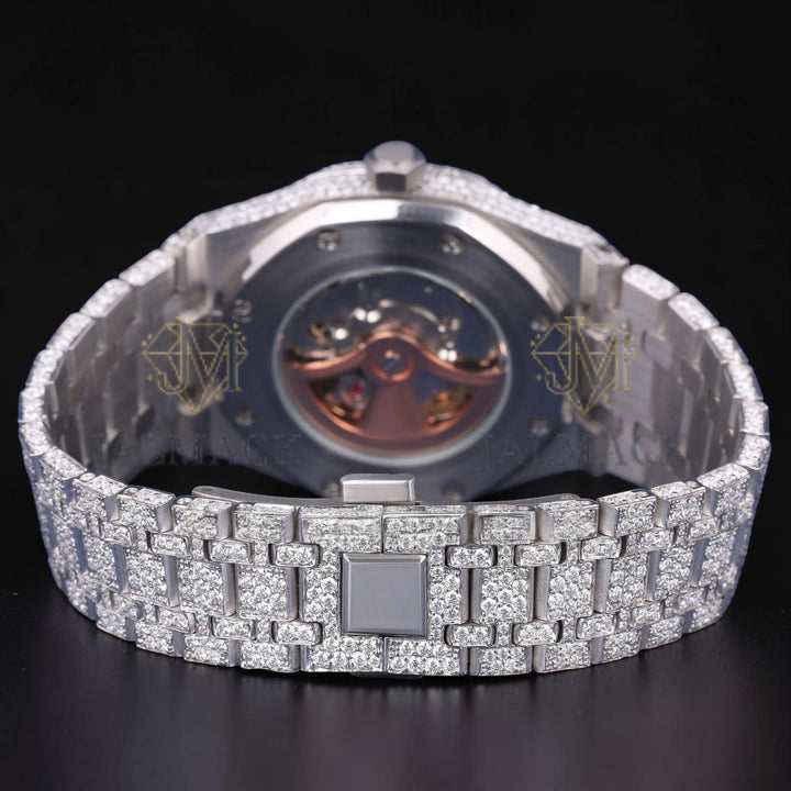 Luxury Arabic Dial Moissanite Automatic Watch