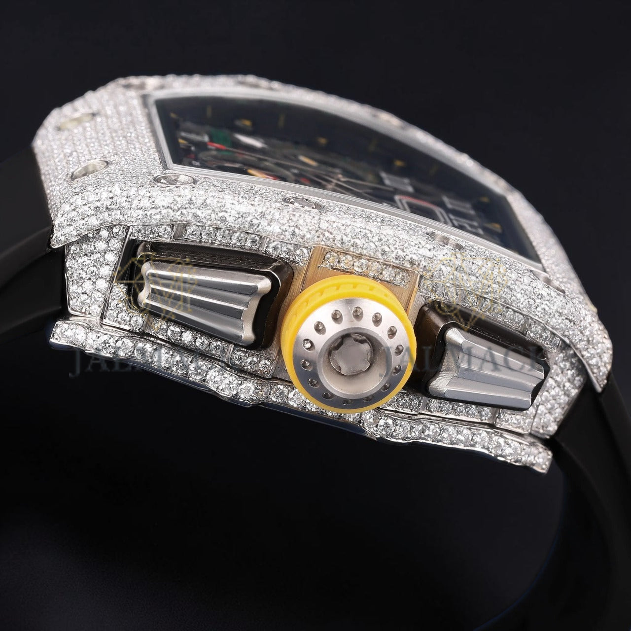 Luxury Skeleton Moissanite Watch VVS1 D Diamond Watch
