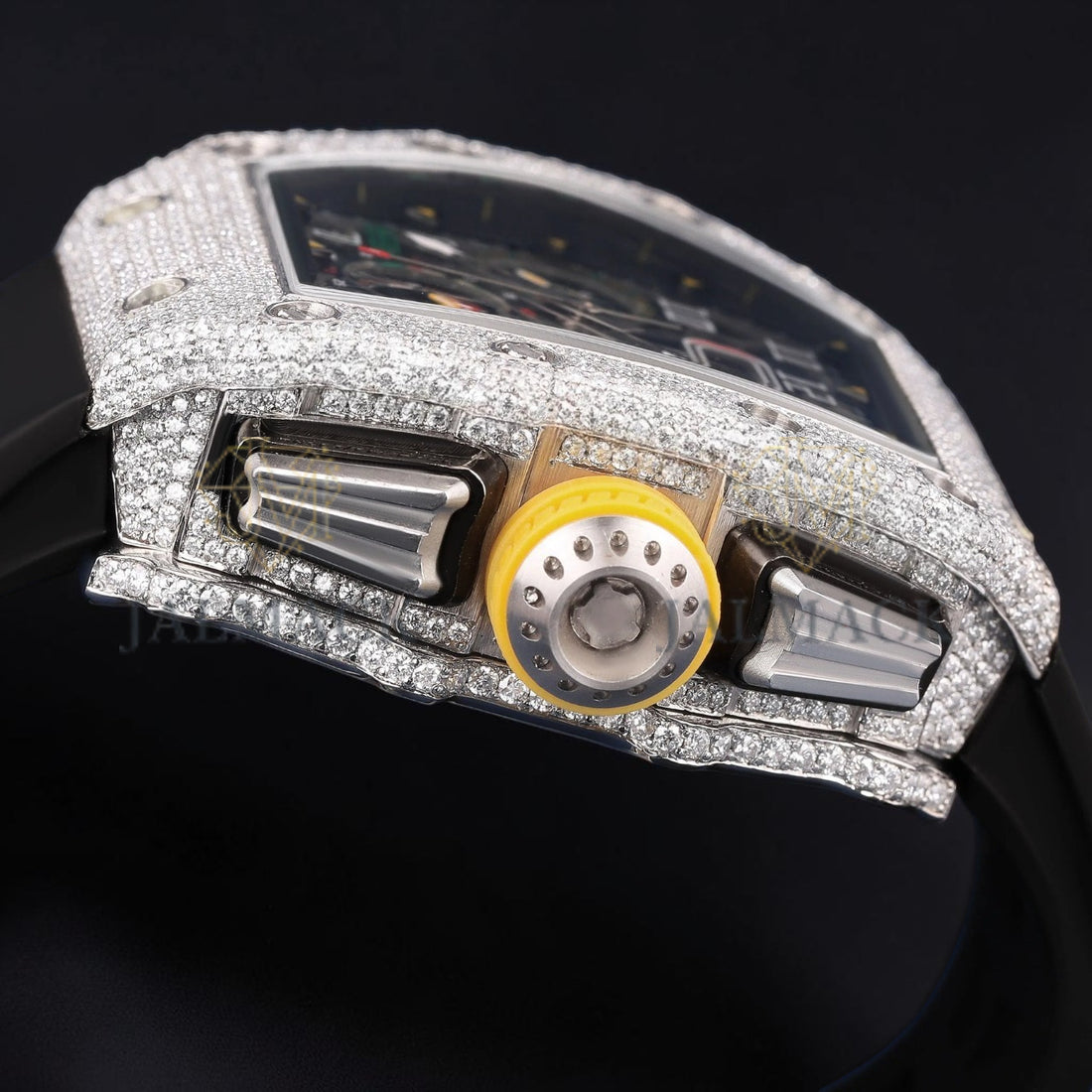 Luxury Skeleton Moissanite Watch VVS1 D Diamond Watch