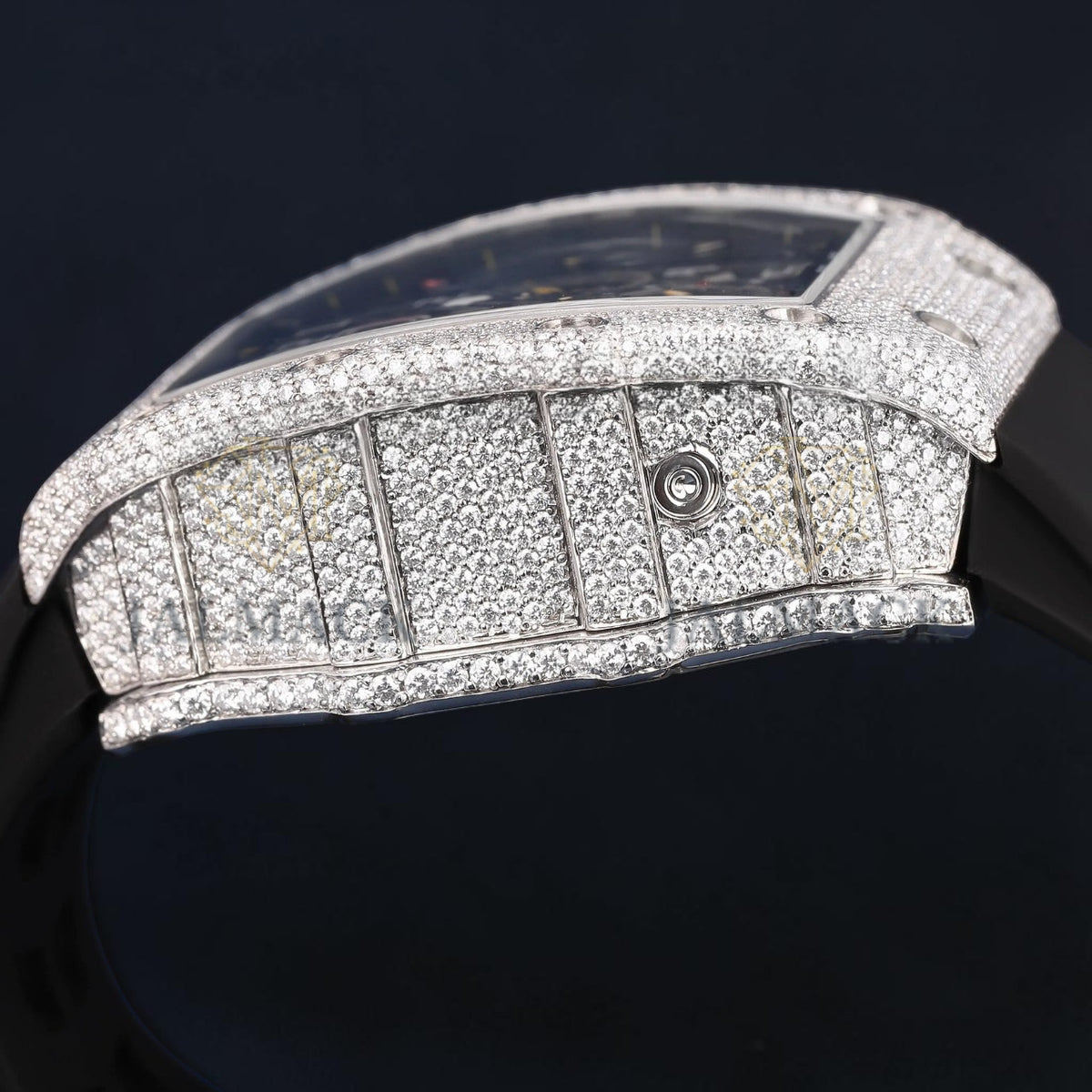 Luxury Skeleton Moissanite Watch VVS1 D Diamond Watch