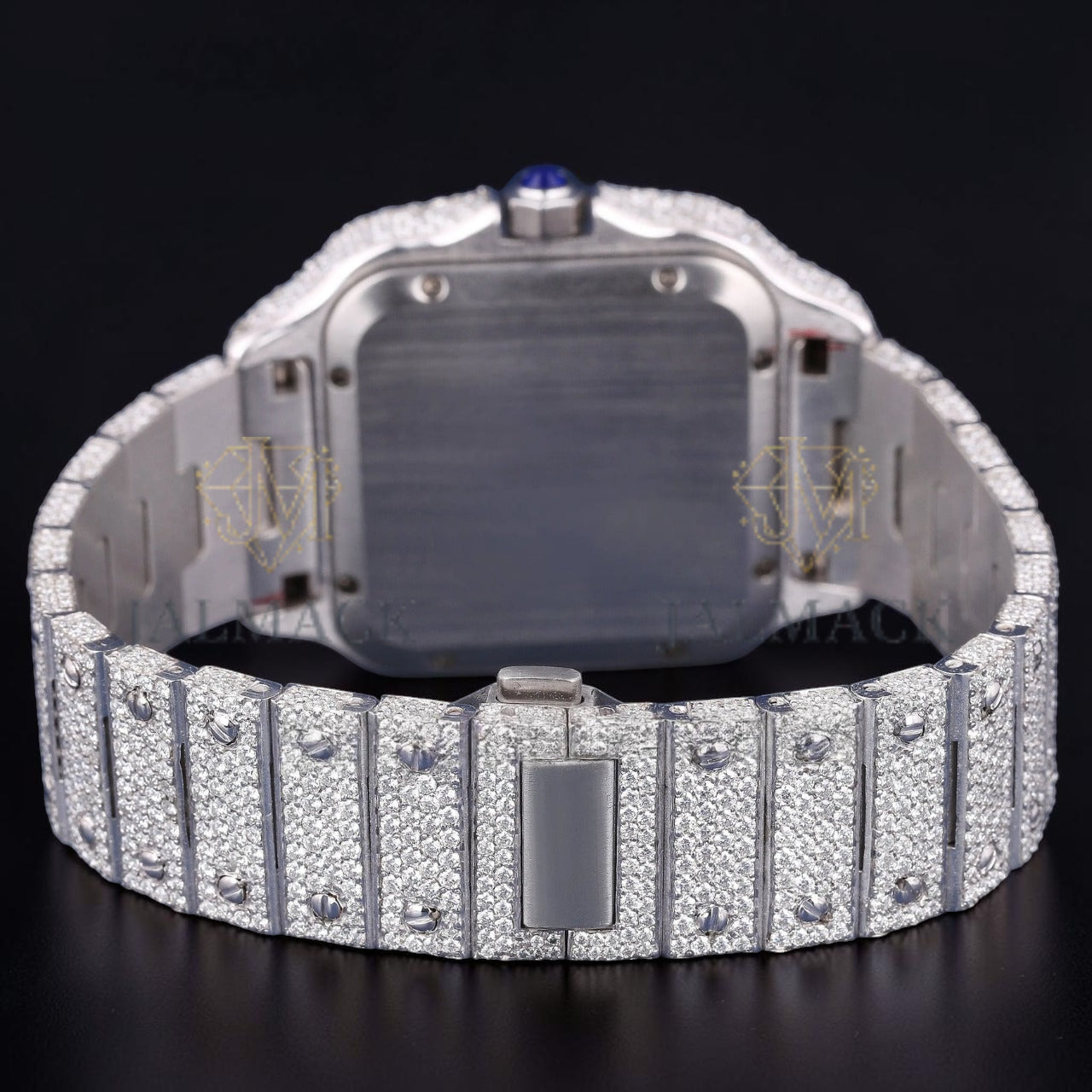Luxury Square Moissanite Automatic Watch VVS1 D Color