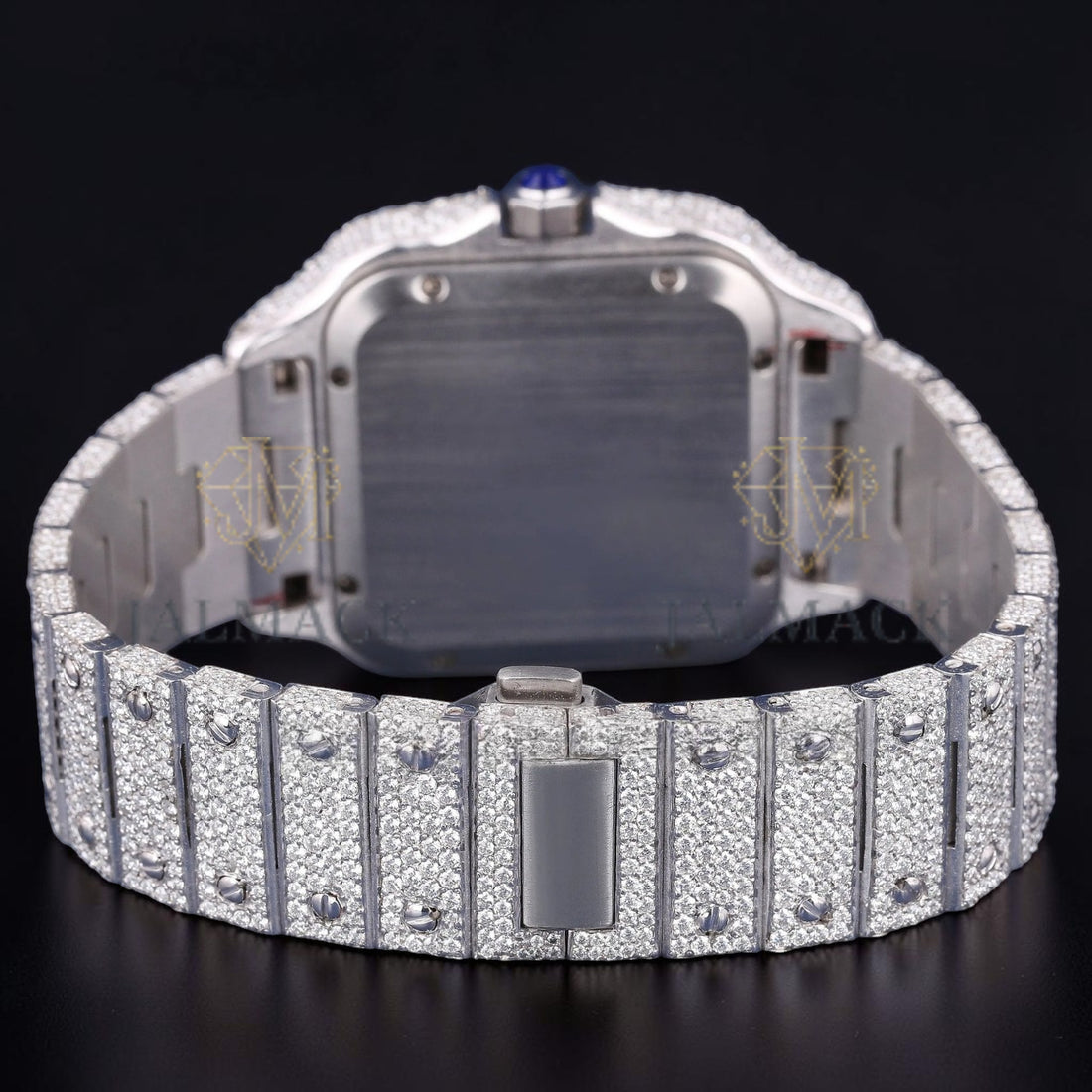 Luxury Square Moissanite Automatic Watch VVS1 D Color