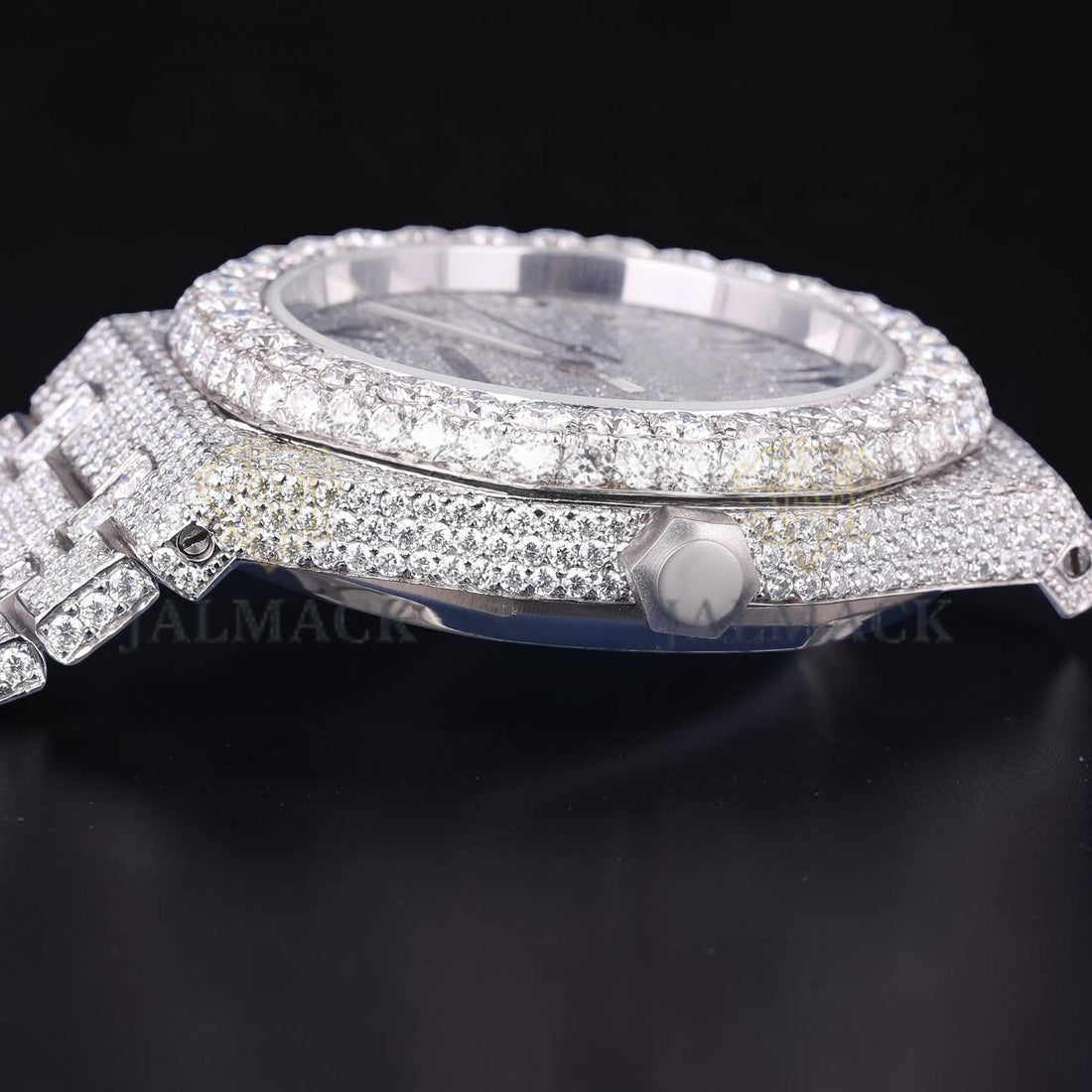 Luxury Arabic Dial Moissanite Automatic Watch