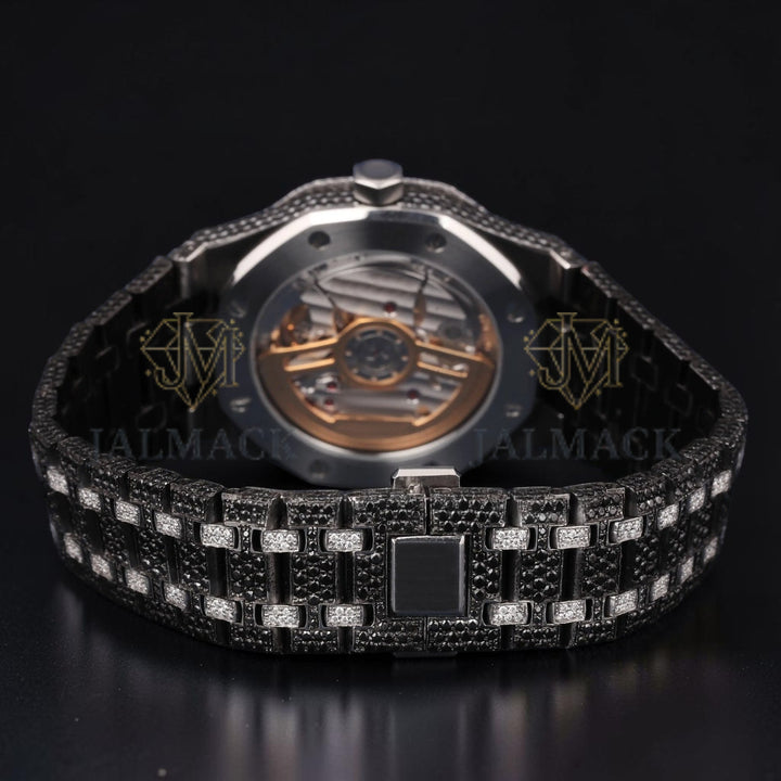 Black Diamond Dial Automatic Moissanite Watch