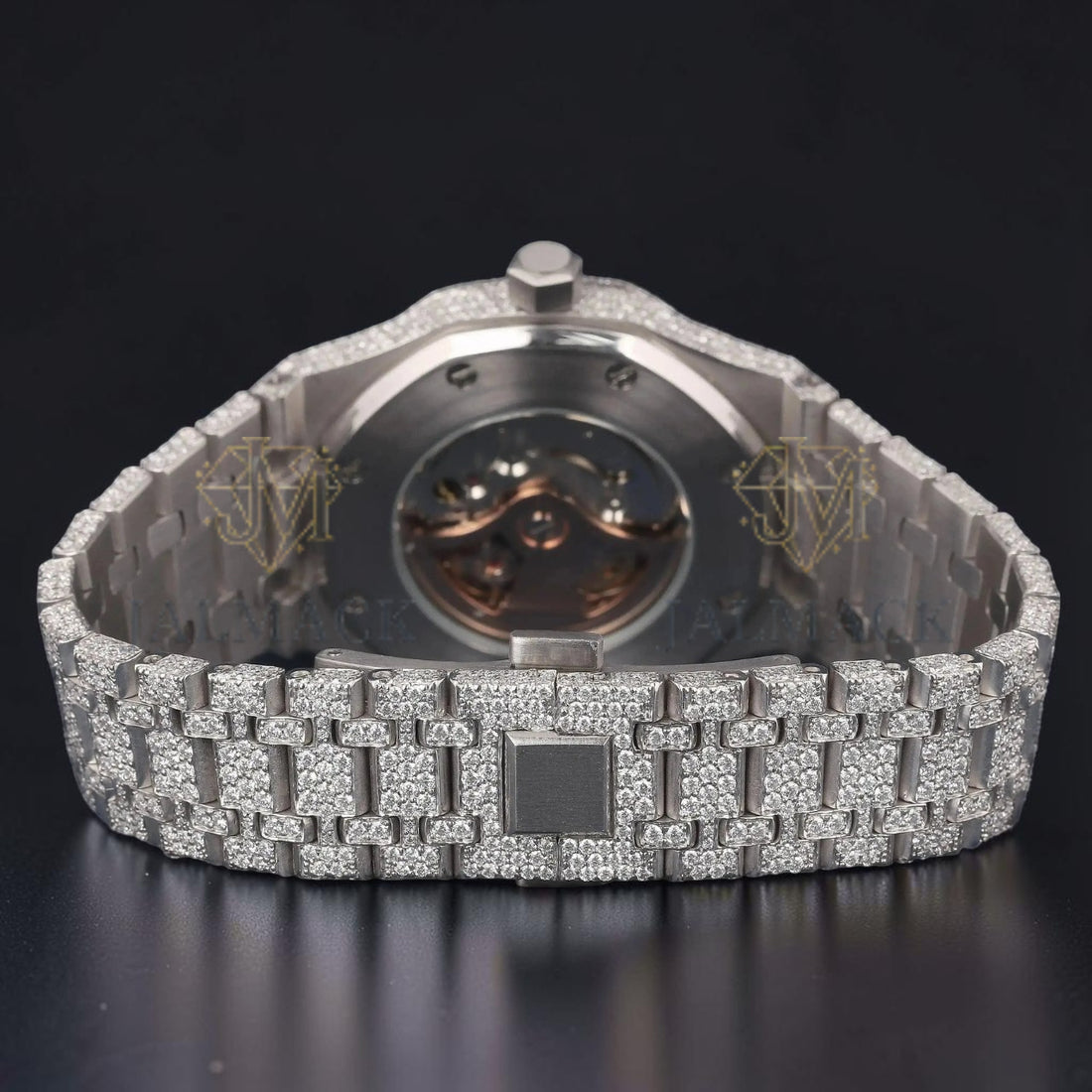 Orange Arabic Moissanite Diamond Watch