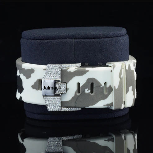 Luxury Fully Iced Out Moissanite Chronograph Watch for Men
