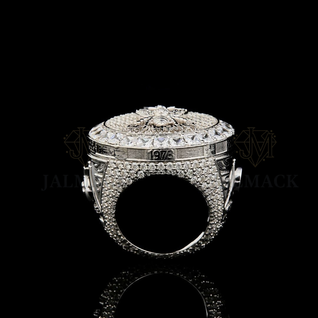 Custom Bee Get Money Moissanite Hip Hop Statement Ring