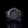 Black Ice Fully Iced G-Shock VVS Moissanite Digital Luxury Watch