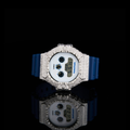 Blue Ice Edition G-Shock VVS Moissanite Sport Watch