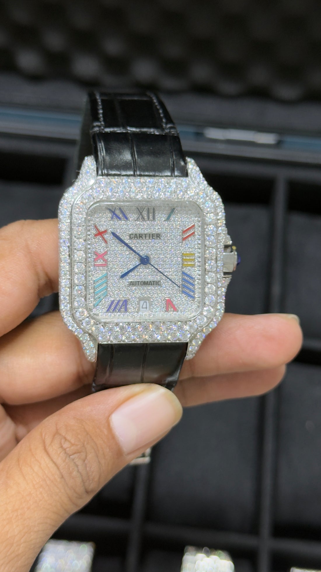 Iced out Cartier