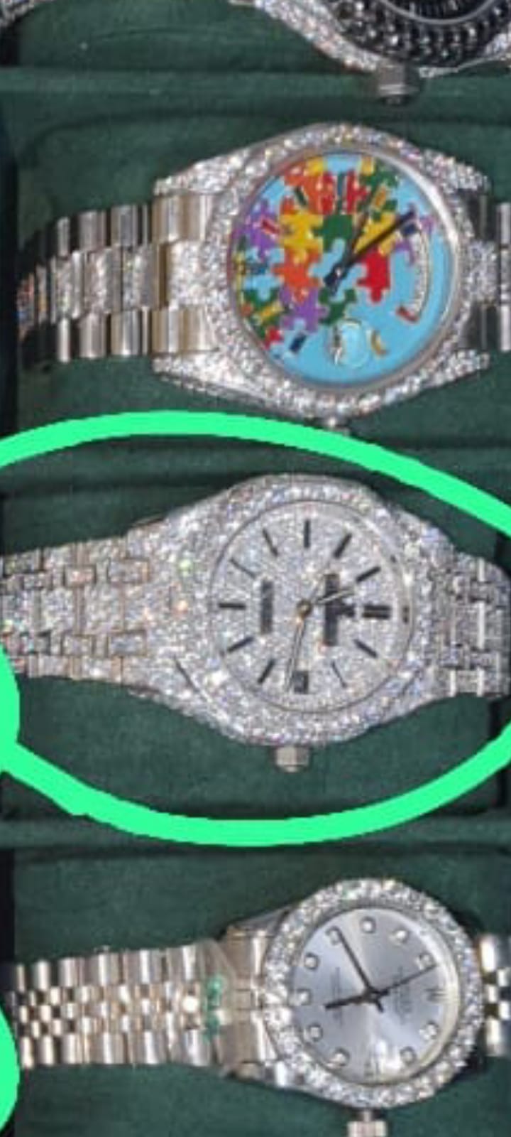 6 iced out watches