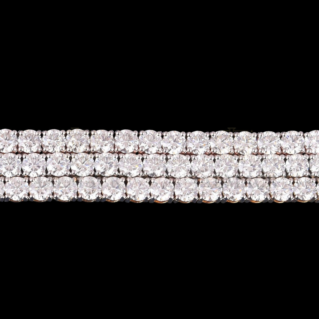 VVS1 Moissanite Tennis Bracelet in Gold, Silver and Rose Gold