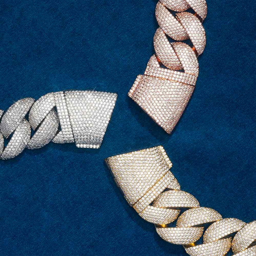 20MM VVS1 Moissanite Jumbo Cuban Link Bracelet 925 Sterling Silver Fully Iced Out Hip Hop Bracelet