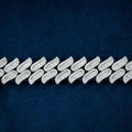 15MM Iced Out Moissanite Cuban Link Bracelet VVS1 D Color Hip Hop Statement Jewelry